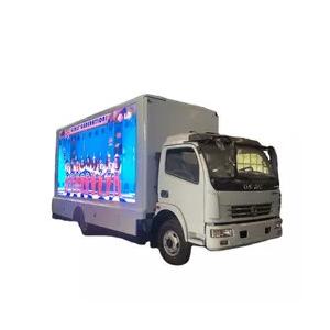 14ft Dongfeng Digital Billboard Truck Mounted LED Screen P4 Big Size