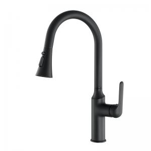 China Thermostatic Kitchen Mixer Faucet , 275.5mm Pull Out Spout Kitchen Tap supplier