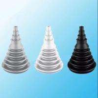 China Tapered Molded Custom 70 Shore A Silicone Rubber Bellows on sale