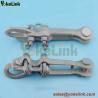 China High quality Double bolted Aluminum Straight line strain clamp with good price wholesale