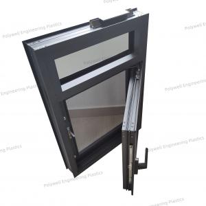 Typhoon Proof Aluminum Folding System Window PA66 GF25 For Apartment Decoration