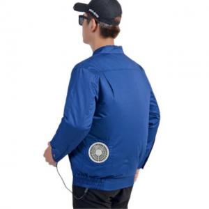 China Battery Power Fan Cooled Jacket Worsted Fabric For Women Men Workerwear supplier