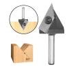 China Customizable 60 Degree Engraving Milling CNC V Type Router Bit Replaceable Carbide Inserts Wood Cutter Tools Abandoned Knives wholesale