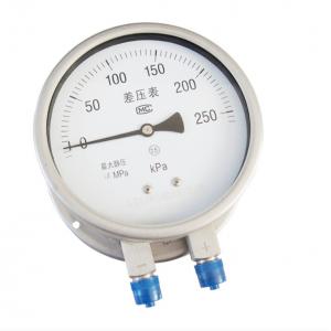 PTFE Protected Stainless Steel Pressure Gauge 316L Chamber Steel Diaphragm