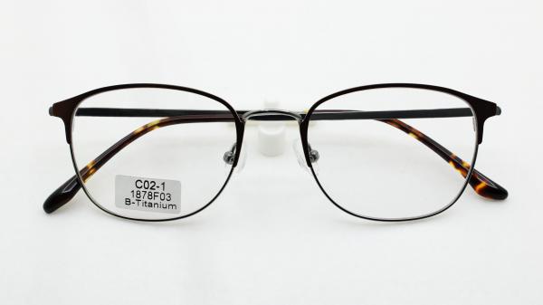 Blue Light Filter Computer Glasses for Mens Womens Metal Eyewear Prescription