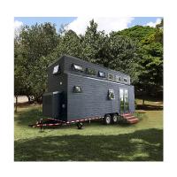 China Light Steel Frame Tiny Home 2.4m*7.8m Electric Heating White/Black on sale