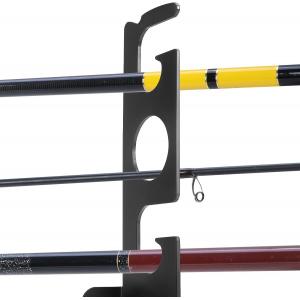 Customized Color Wall Mounted Fishing Pole Holder Perfect for Garage and Basement