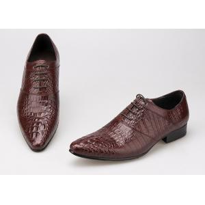 China 100% Genuine Leather Men'S Wedding Dress Shoes Durable Goodyear Welted Leather Shoes supplier