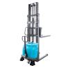 China Adjustable Semi Electric Pallet Stacker 5T Straddle light  Flexible wholesale