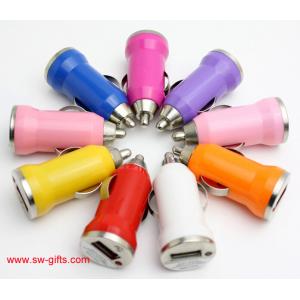 China Promotion Bullet Mini USB Car Charger Universal Adapter for iphone 5S 6 6S Plus Samsung supplier