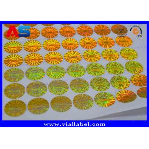 China Security Custom Hologram Sticker Anti - Fake Protection With Serial Number supplier