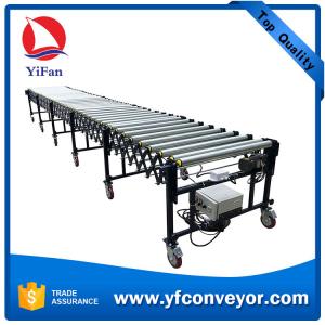 China Heavy Duty Flexible Powered Roller Conveyor-V Belt supplier
