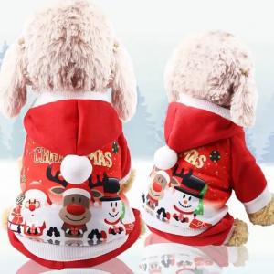 Cute Dog Christmas Sweater Warm Cozy Stylishly Adorable XS - 2XL Size