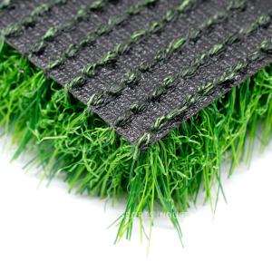 Ornamental Indoor Natural Artificial Turf 30mm Pile Height Grass Carpet Type