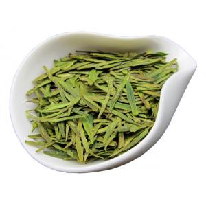 Organic longjing dragon well tea with appearance and distinctive flavor