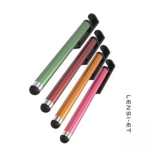 Plastic Colorful Stylus Touch Screen Pen Pink Yellow Green Brown