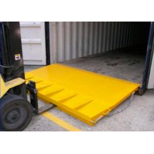 Custom Folding Mini Mobile Yard Ramp For Container Loading Ramps