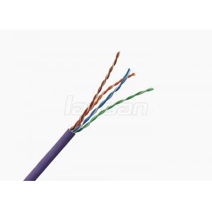 China CCA Indoor Unshielded Cat5e Lan Cable 4 Pairs 24AWG 0.5mm CCA For Multi Media wholesale