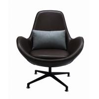 China Modern Leisure Armchair Leather Swivel Armchair For Home Office on sale