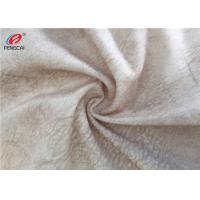 China Anti Pilling Polyester Fleece Fabric , Printed Velvet Sofa Fabric For Upholstery on sale