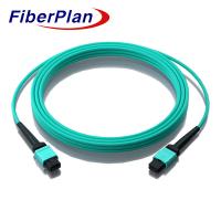 China High Performance MTP MPO Fiber PVC LSZH OM3 Optic Patch Cord With Low Insertion Loss on sale