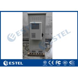 Double Wall Air Conditioner Cooling Outdoor Telecom Equipment Cabinet With Rectifier System , Power Distribution Unit