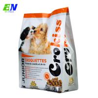 China Foil Pouch Cat Food Packaging Zipper Pet Food Bag Flat Bottom Plastic Heat Sea Pouch on sale