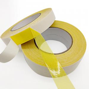 China Double Sided Carpet Tape Heavy Duty for Area Rugs, Tile Floors Rug Gripper Tape with Strong Unique Yellow Adhesive supplier