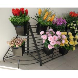 China Metal Artificial Flower Display Rack 936X936X1377mm Size Muliti Lever supplier