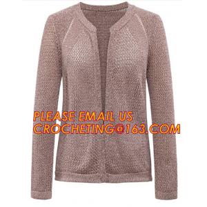 China Hot Sale Professional Sweater Cardigan Women, V-Neck Two-Pocket Cashmere Cardigan Sweater for women supplier