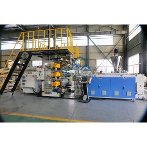 China 1220mm Artificial PVC Marble Sheet Making Machine / Extrusion Line 75kW supplier