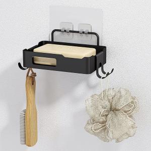 Wall Mounted Soap Holder Heavy Duty Non-Drilled Soap Bar Holder for Bathroom Kitchen