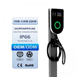 ODM CCS 22kw EV Charger Wall Mount Charging Pile