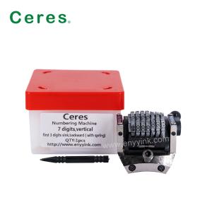China Leibinger Numbering Machine Parts GTO Offset Machine 7 Digits Backward Gothic wholesale