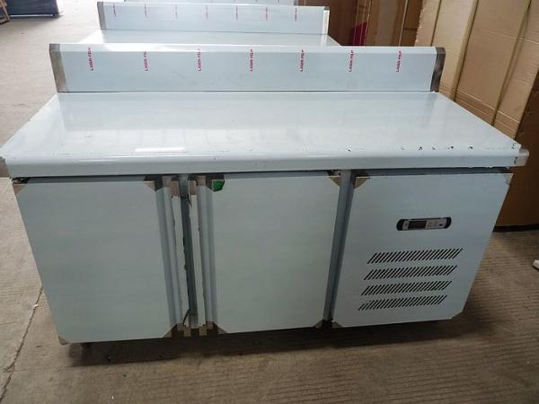 Under Counter Double Door Commercial Workbench Refrigerator With Water Bar