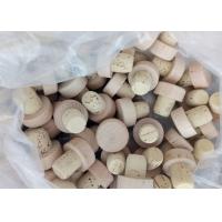 China Customized Small Wooden Vial Cork Non Spill Type For Glass Bottle Vials on sale