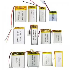 Customized Rechargeable Lithium Polymer Battery 3.7V 8mAh - 20000mAh Capacity
