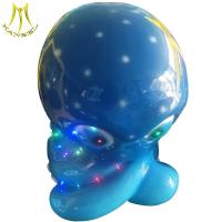 China Hansel fiber glass kids park games products coin operated kids ride on octopus on sale
