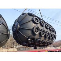 China Yokohama STS STD Pneumatic Rubber Fender Marine Ball With Chain And Tires Net on sale