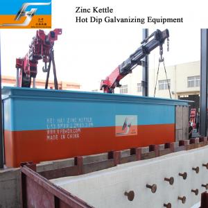 Zinc Kettle Pot Tank Supplier Hot Dip Galvanizing Production Line Equipment Manufacte High Velocity Furnace Burner