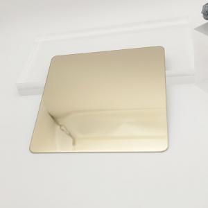 Hardware Accessory 304 Stainless Steel Sheet Iron Metal NO.4 Mirror 3.0mm Thickness