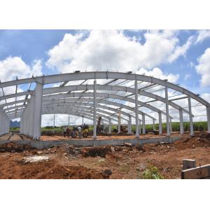 China Heavy Duty Designed Anti Cyclone arch roof Steel Structure Workshop and warehouse supplier