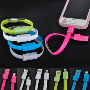 China Bracelet Wristband USB Charger Data Sync Cable For iPhone, Samsung supplier