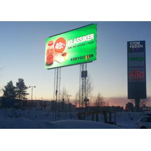 HD P6mm Outdoor LED Billboard Display With Strong Steel Cabinet