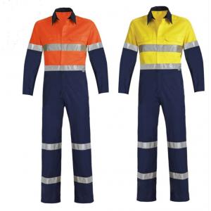 China Cotton Long Sleeves Reflective Clothing Work Clothes Labor Protection Clothing supplier