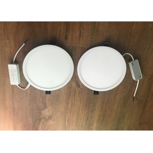 18W LED Slim Panel Light 1600LM Aluminum White Recessed Round 6000K Flat TUV