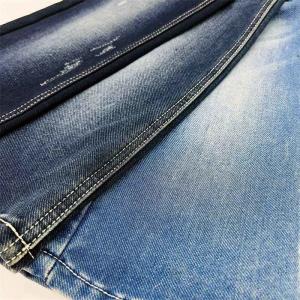 10oz Dobby Denim Fabric With Double Layers Imitation Knitted