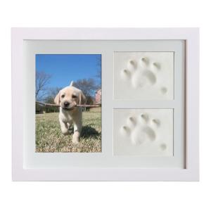 China Wooden Custom Photo Frame 28x23CM For Dog Or Cat Pet Paw Picture Display supplier