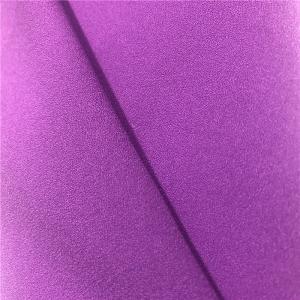 Pure Pearl Purple Color 80D SPH Mechanical Stretch Chiffon Crepe Fabric for Women's Dress