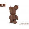 22*12*5cm or customized Fashionable craft wooden bear toys for christmas gift